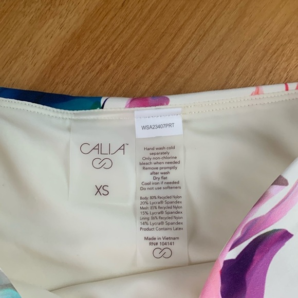 Calia by Carrie Underwood Swim Collection High Rise Bottoms NWT size XS - Picture 4 of 6